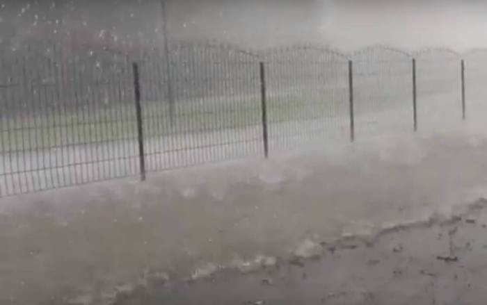 «Бирюзовую Катунь» накрыло градом. Фото и видео