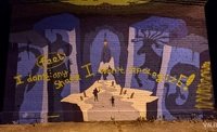 Вызвавшее споры в Сети граффити с алтайской принцессой Укока пострадало от вандализма