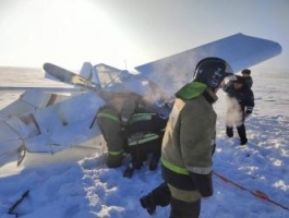 На аэродроме в Старобелокурихе упал легкомоторный самолет