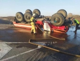 Поиск очевидцев ДТП, в котором пострадали пожарные