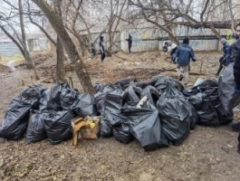 Сегодня в парке им. Ленина прошла экологическая акция