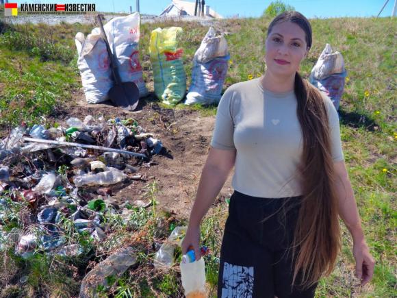 Жительница Камня в одиночку ликвидировала 14 свалок