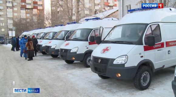 17 новых карет скорой помощи распределили по районам региона
