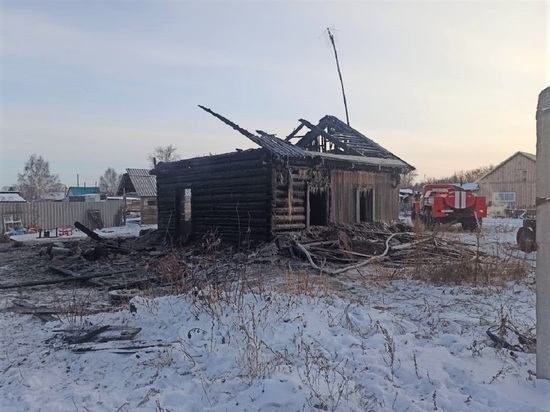 Мужчина и четырехлетний сын погибли в страшном пожаре в Алтайском крае