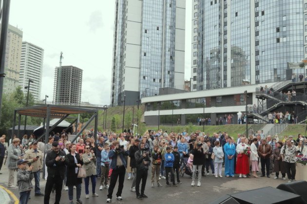 ФОТОБАНК. Что представляет собой новый парк в пойме реки Первая Ельцовка в Новосибирске?