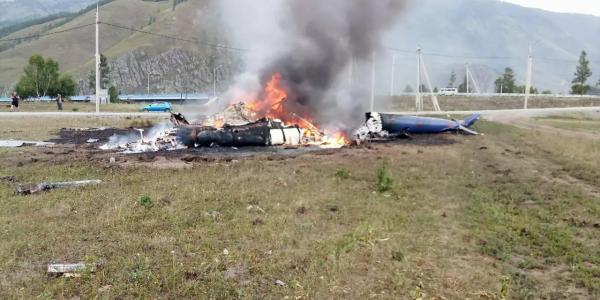 «Огненное» крушение вертолета в Республике Алтай унесло несколько жизней