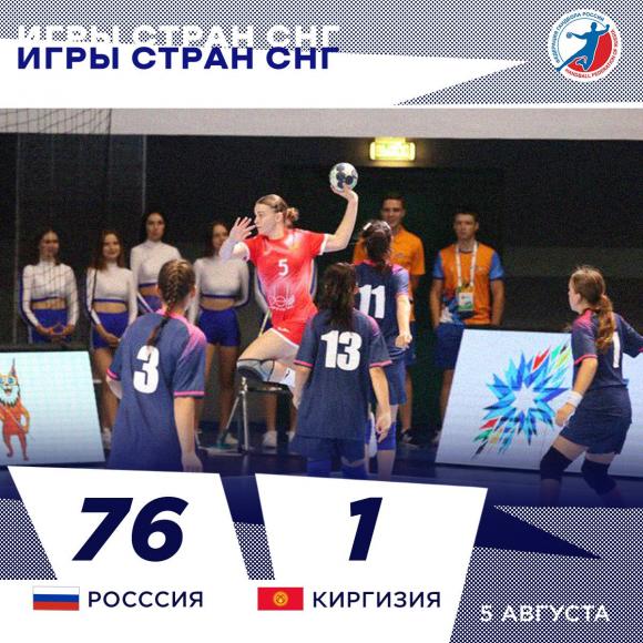 Россиянки почти побили мировой рекорд по количеству забитых голов в Играх стран СНГ.