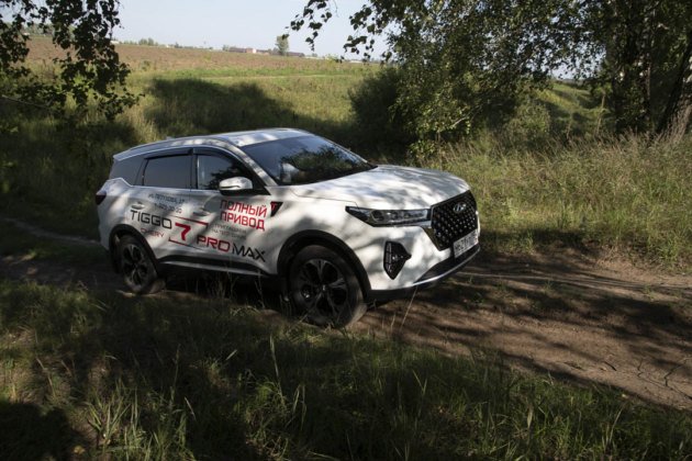 ФОТОБАНК. В Новосибирске состоялась внедорожная презентация Chery Tiggo 7 Pro Max AWD