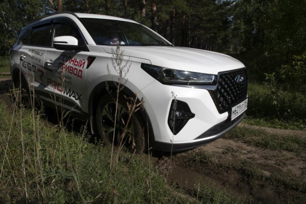 ФОТОБАНК. В Новосибирске состоялась внедорожная презентация Chery Tiggo 7 Pro Max AWD
