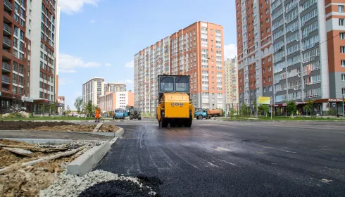 Как в Барнауле строят совершенно новую дорогу. Фоторепортаж