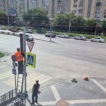 В Новосибирске изменилась схема движения на выезде из ЖК «Панорама»
